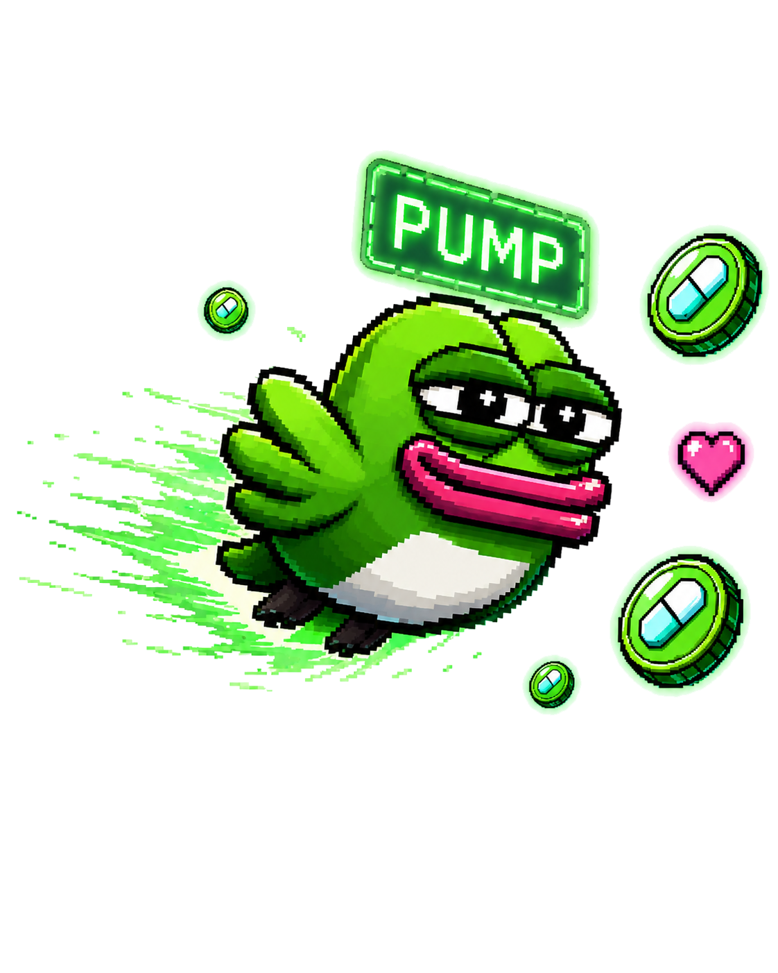 Pump.Bird mascot